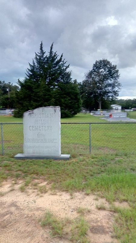 Christian Hill Cemetery Marker image. Click for full size.