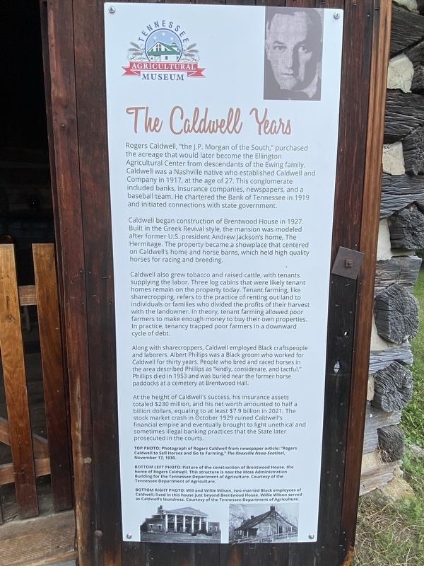 The Caldwell Years Marker image. Click for full size.