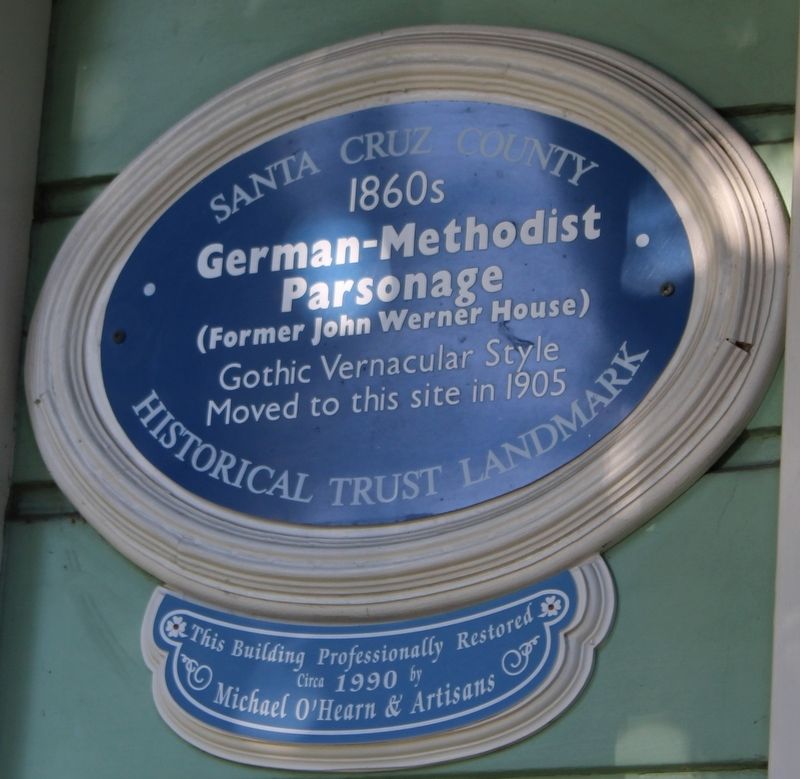 German-Methodist Parsonage Marker image. Click for full size.