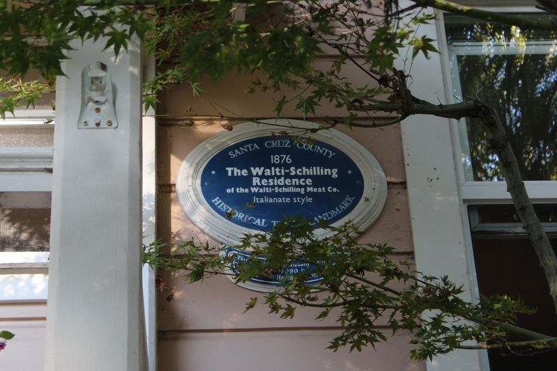 The Walti-Schilling Residence Marker image. Click for full size.