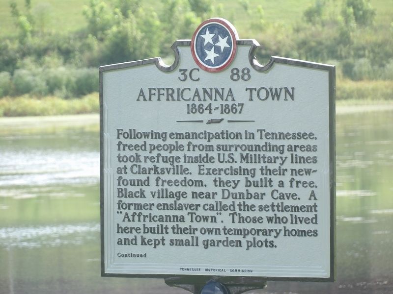 Affricanna Town Marker (side A) image. Click for full size.