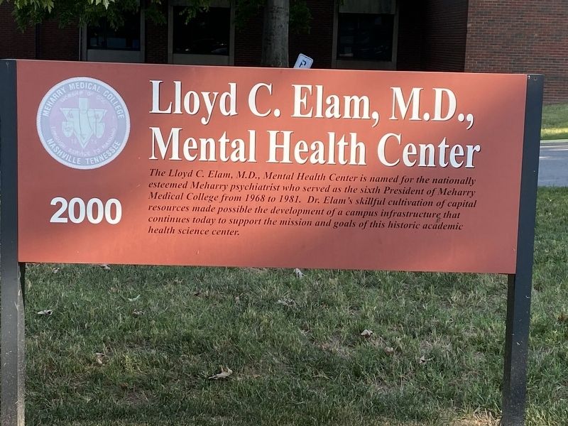 Lloyd C. Elam, M.D., Mental Health Center Marker image. Click for full size.