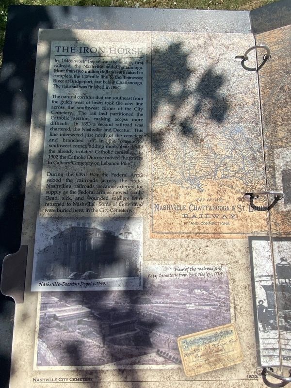 From Burying Ground to Cemetery Marker image. Click for full size.