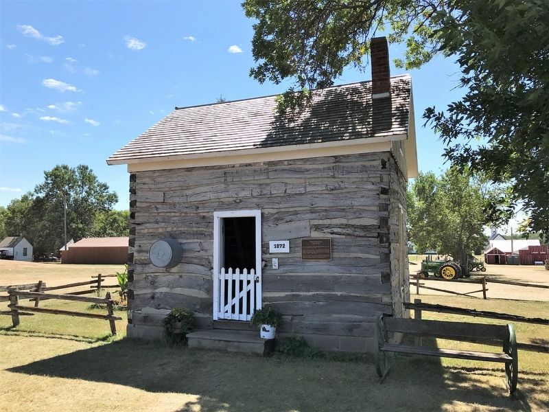 Thormodsgaard Log Home & Marker. Click for full size. Thormodsgaard Log Home & Marker image. Click for full size.