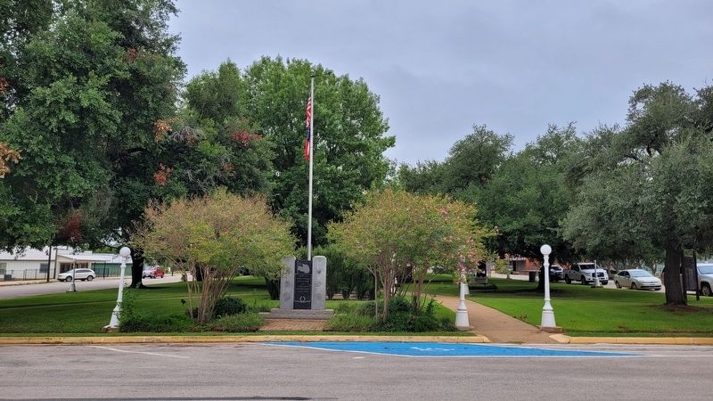 The view of the Lexington Veterans Memorial from across the street image. Click for full size.
