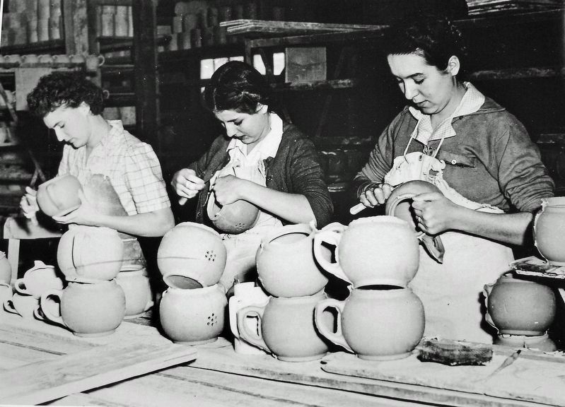 Marker detail: Making Pottery Teapots. Click for full size. Marker detail: Making Pottery Teapots image. Click for full size.