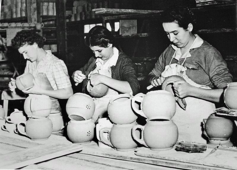 Marker detail: Making Pottery Teapots image. Click for full size.
