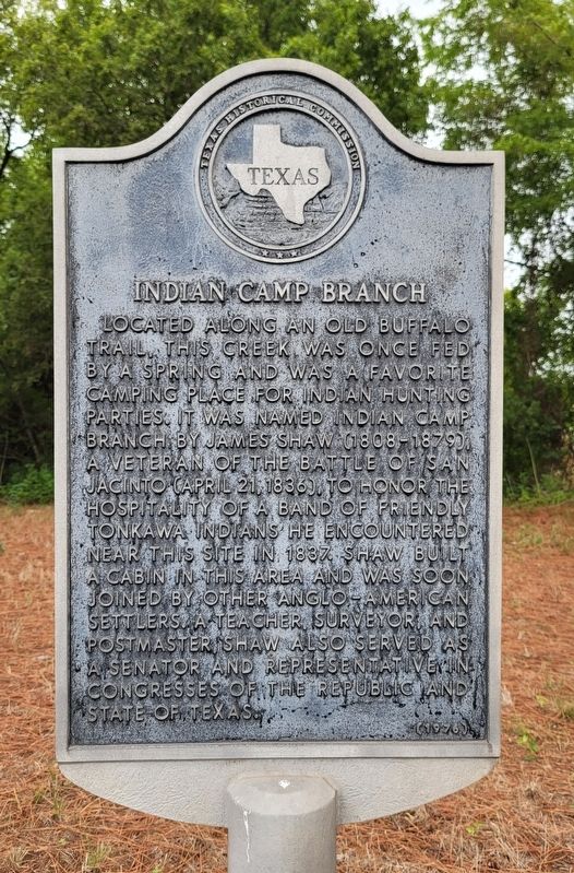 Indian Camp Branch Marker image. Click for full size.