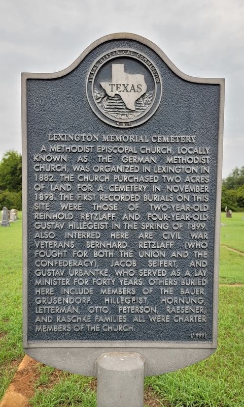 Lexington Memorial Cemetery Marker image. Click for full size.