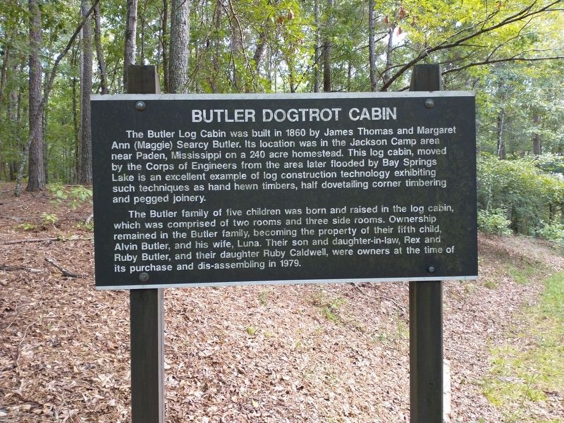 Butler Dogtrot Cabin Marker image. Click for full size.