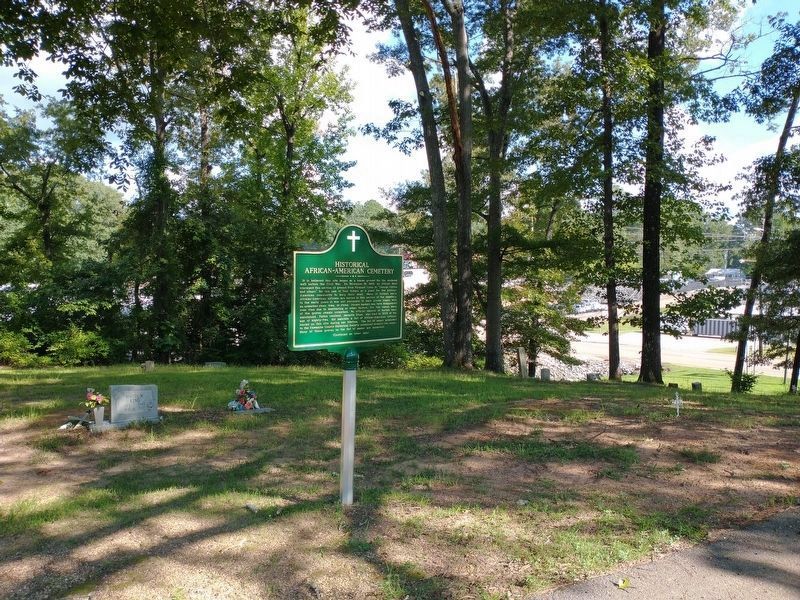 Nearby marker - African~American Section. image. Click for full size.