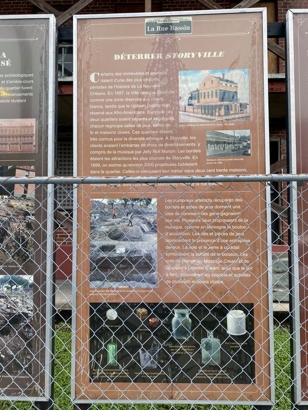 D�terrer <i>Storyville</i> Marker image. Click for full size.