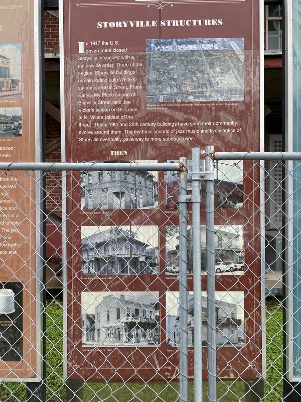 Storyville Structures Marker image. Click for full size.