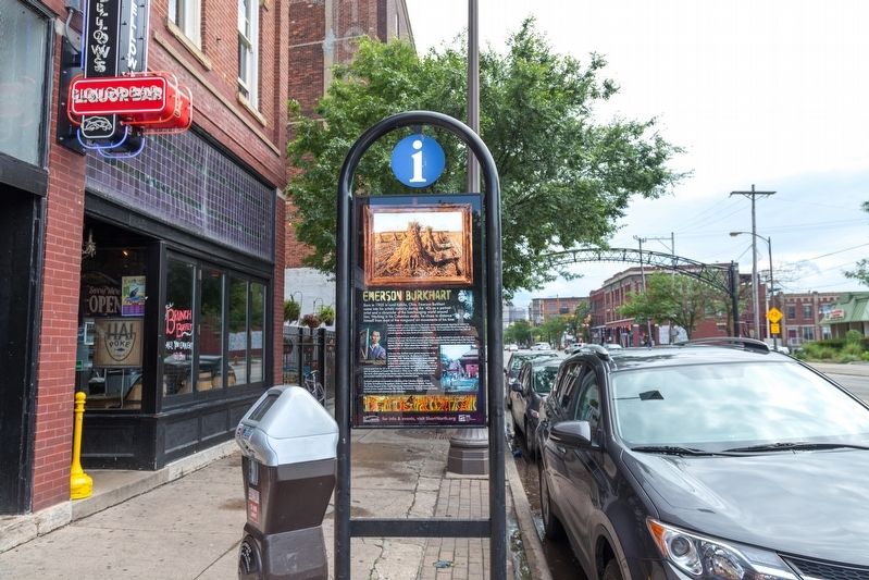Emerson Burkhart Information Kiosk. Click for full size. Emerson Burkhart Information Kiosk image. Click for full size.