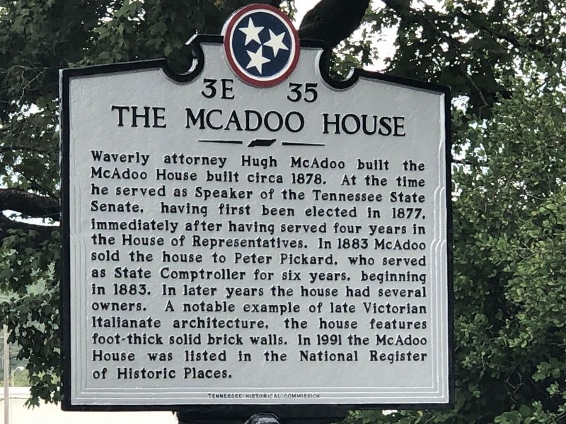 The McAdoo House Marker image. Click for full size.