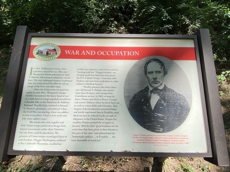 War and Occupation Marker image. Click for full size.