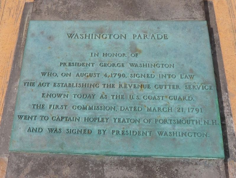 Washington Parade Marker image. Click for full size.