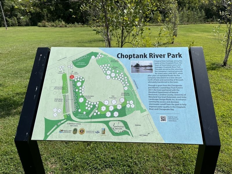 Choptank River Park Marker image. Click for full size.