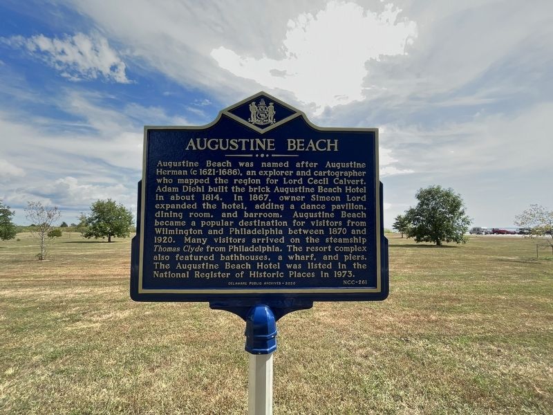 Augustine Beach Marker image. Click for full size.