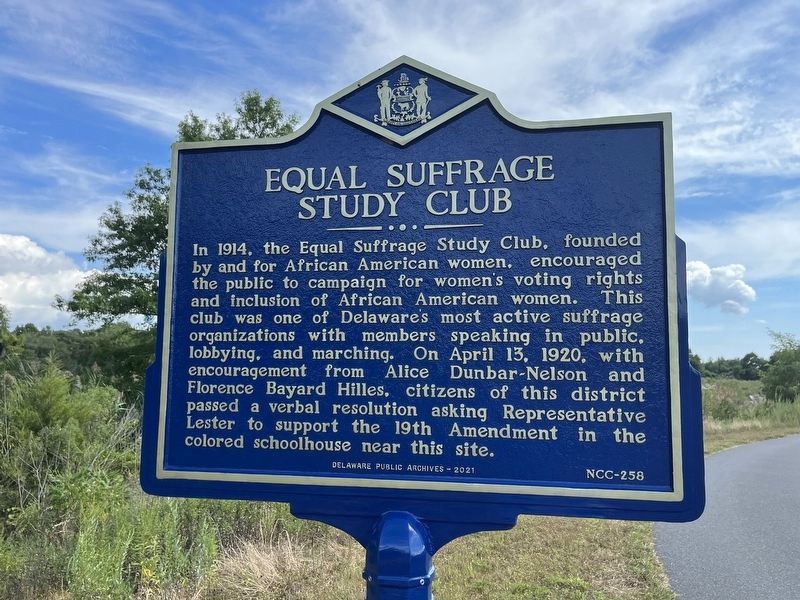 Equal Suffrage Study Club Marker image. Click for full size.