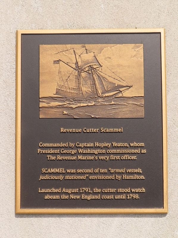 Revenue Cutter Scammel Marker image. Click for full size.