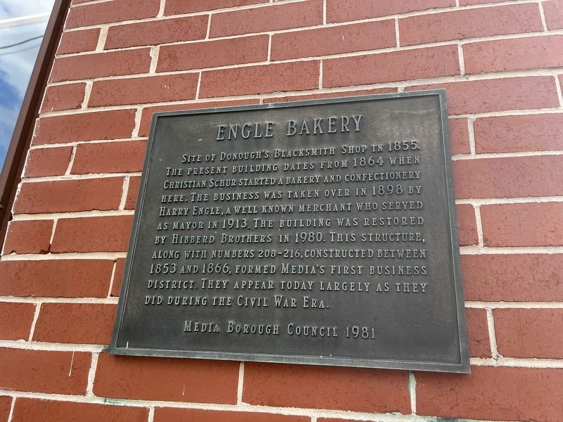 Engle Bakery Marker image. Click for full size.