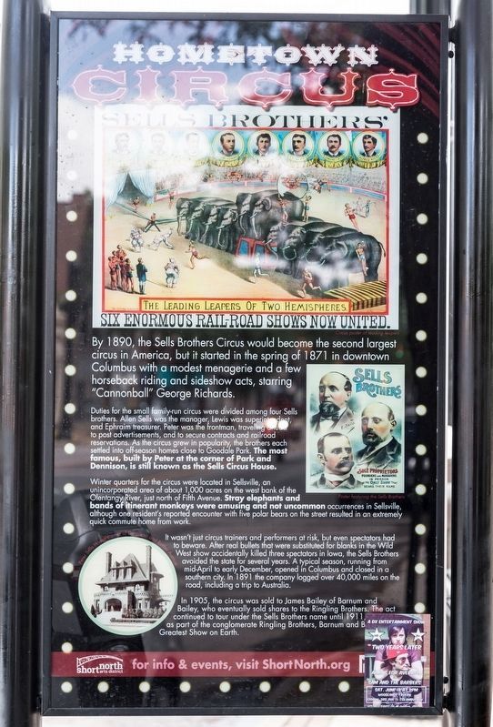 Circus Informational Kiosk image. Click for full size.