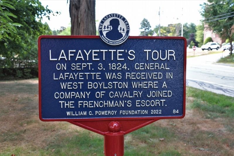 Lafayette’s Tour Marker. Click for full size. Lafayette’s Tour Marker image. Click for full size.