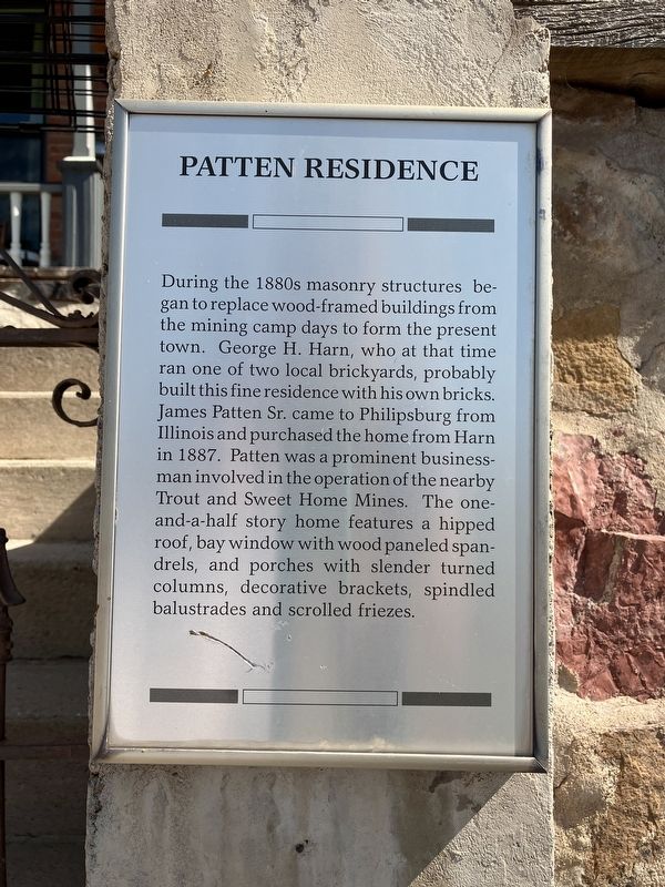 Patten Residence Marker image. Click for full size.