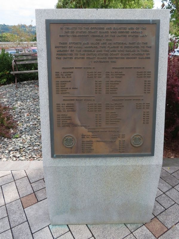 In Tribute to the Officers and Enlisted Men Marker image. Click for full size.