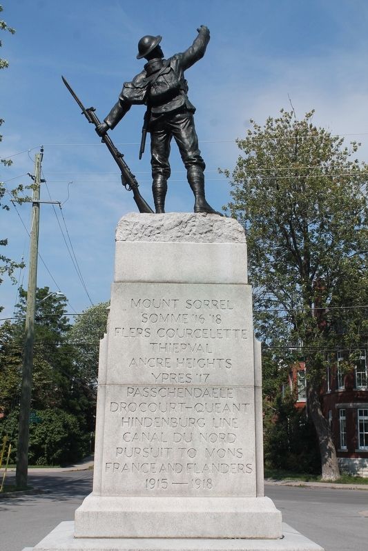 21st Battlion CEF Cenotaph Marker image. Click for full size.