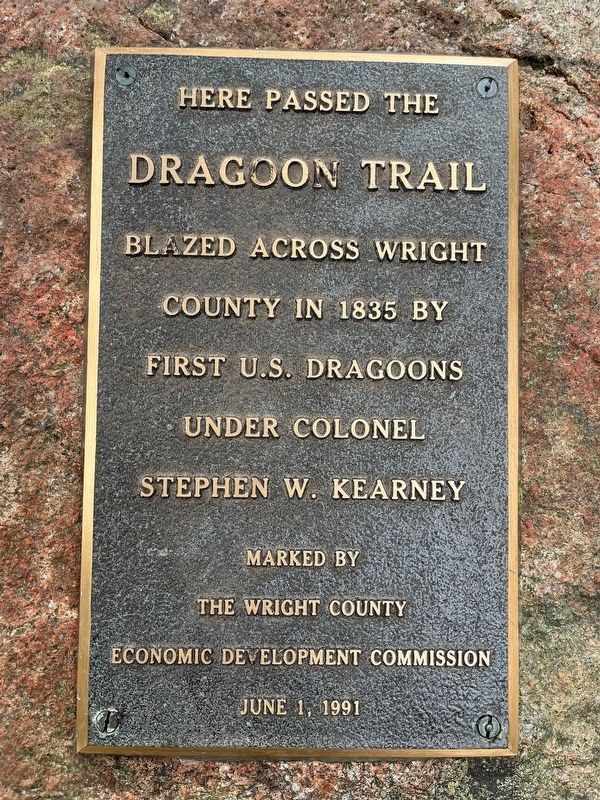 Dragoon Trail Historical Site Marker No. 9.5 Marker image. Click for full size.