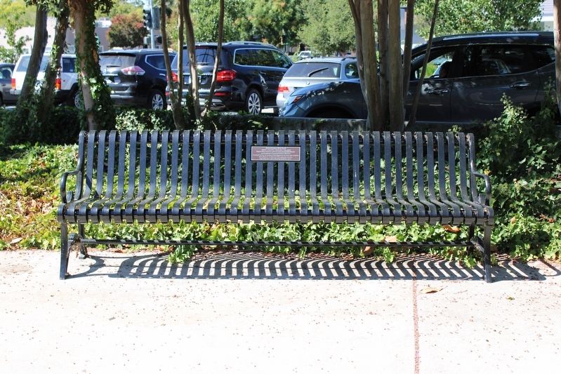 Plaque & Bench. Click for full size. Plaque & Bench image. Click for full size.