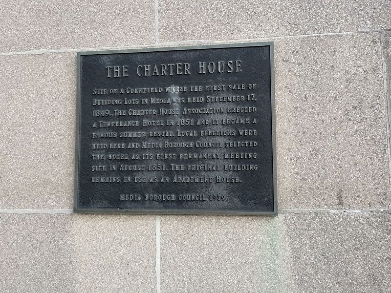 The Charter House Marker image. Click for full size.