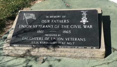 Union Veterans of the Civil War Marker image. Click for full size.