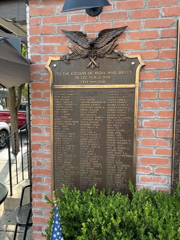 World War I Memorial [Left panel] image. Click for full size.