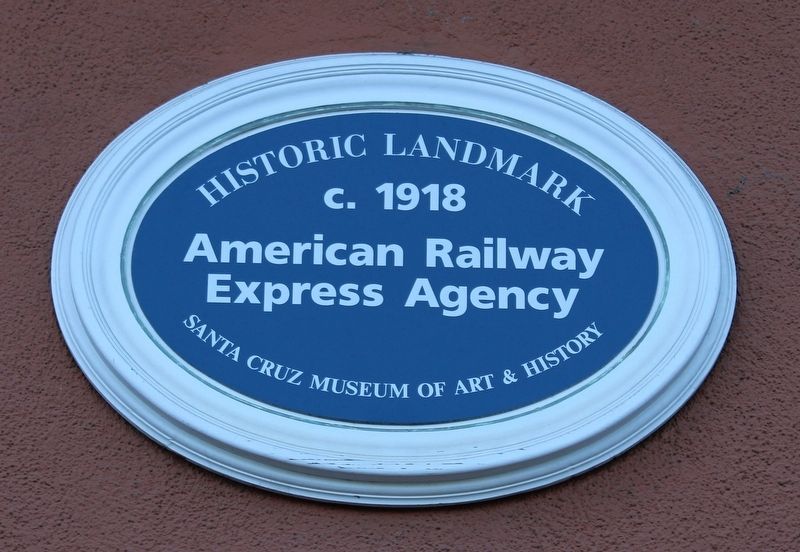 American Railway Express Agency Marker image. Click for full size.