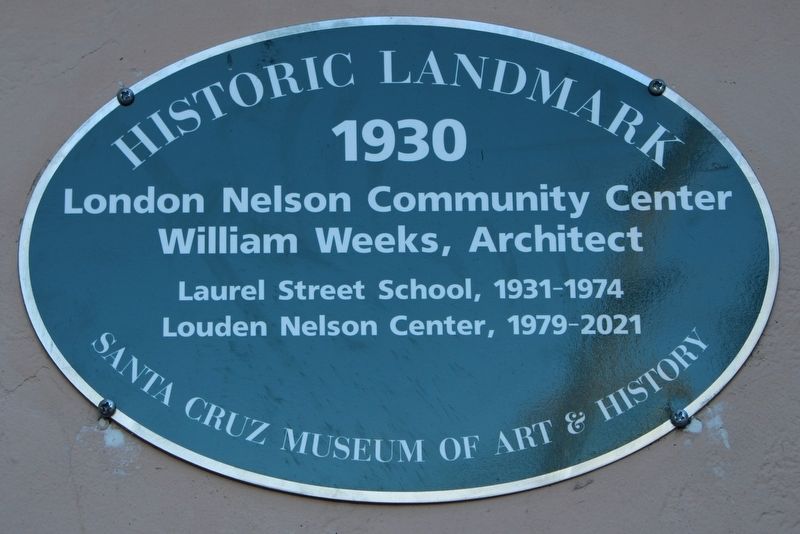 London Nelson Community Center Marker image. Click for full size.