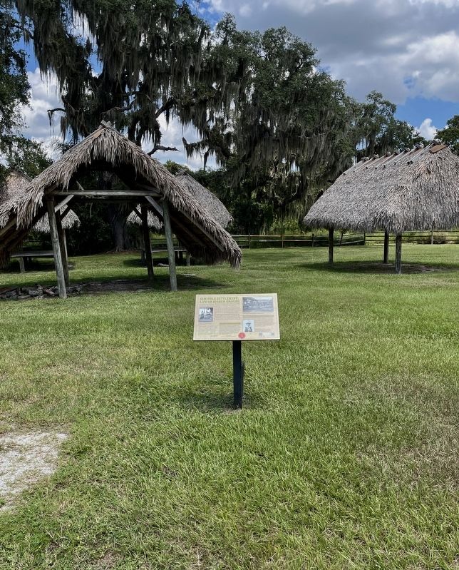 Seminole Settlement: Life on Higher Ground Marker image. Click for full size.