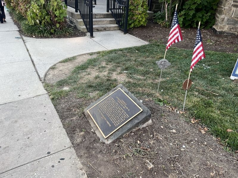 In Honor of Captain Franklin P. Haller, Jr. Marker image. Click for full size.