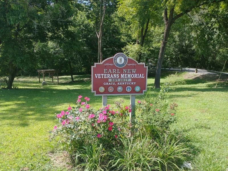 Earl New Veterans Memorial Park Marker image. Click for full size.
