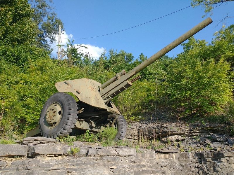 T-8 90mm Antitank Gun Marker image. Click for full size.