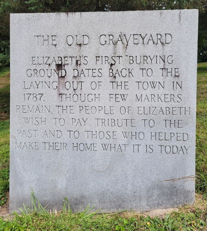 The Old Graveyard Marker. Click for full size. The Old Graveyard Marker image. Click for full size.