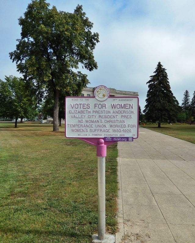 Votes For Women Marker. Click for full size. Votes For Women Marker image. Click for full size.