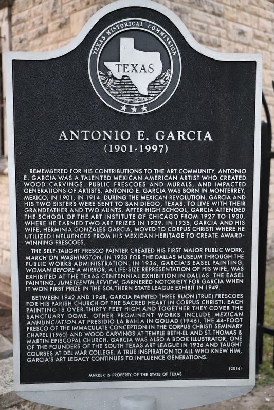 Antonio E. Garcia Marker image. Click for full size.