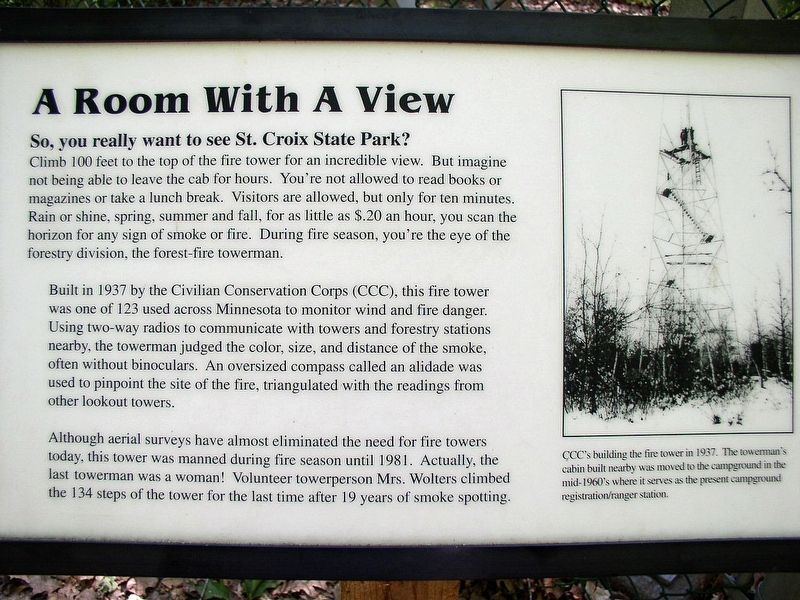 A Room With A View Marker. Click for full size. A Room With A View Marker image. Click for full size.
