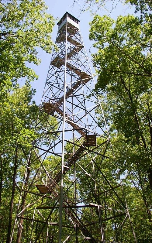 St. Croix State Park fire tower image. Click for full size.