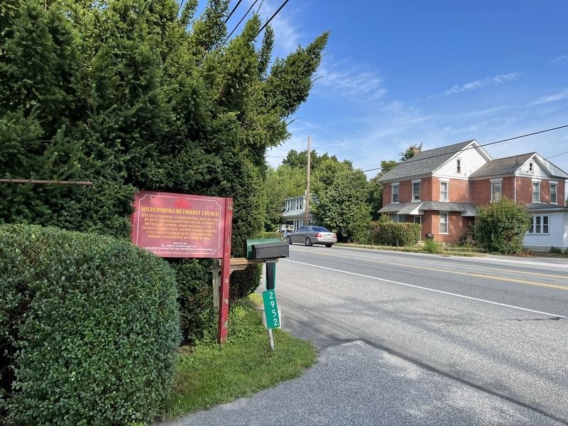 Soudersburg Methodist Church Marker. Click for full size. Soudersburg Methodist Church Marker image. Click for full size.