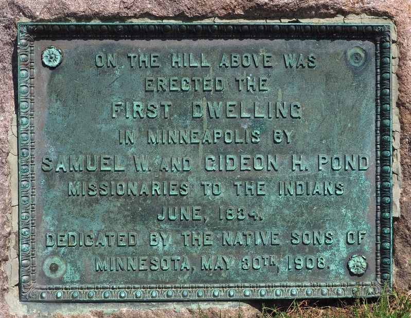 First Dwelling in Minneapolis Marker image. Click for full size.