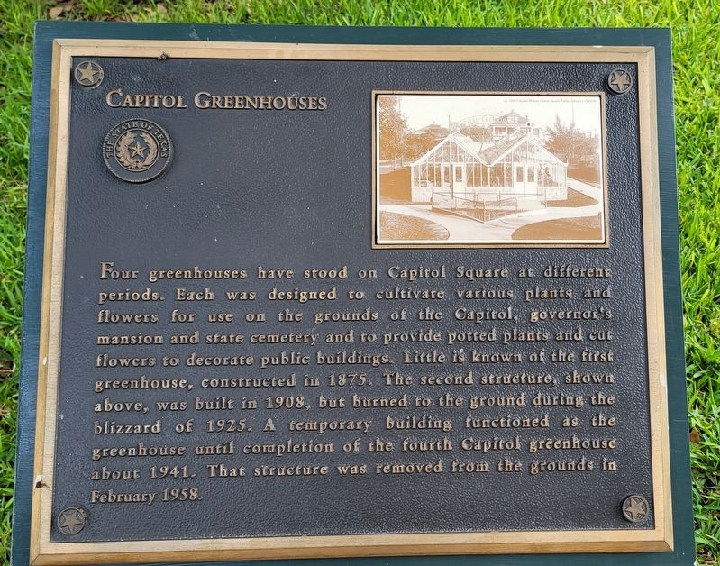 Capitol Greenhouses Marker image. Click for full size.
